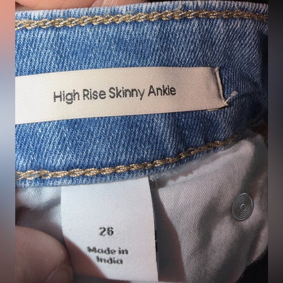 Calvin Klein Women’s High Rise Skinny Ankie Jeans Set of 2 ( Size 2/26 ) - Picture 5 of 11